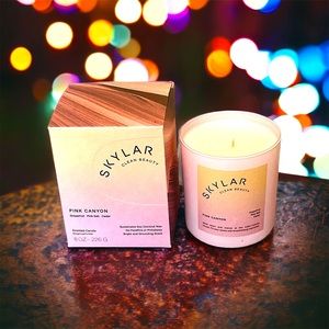 SKYLAR Candle in Pink Canyon Sustainable Soy Coconut Wax 8 oz NIB